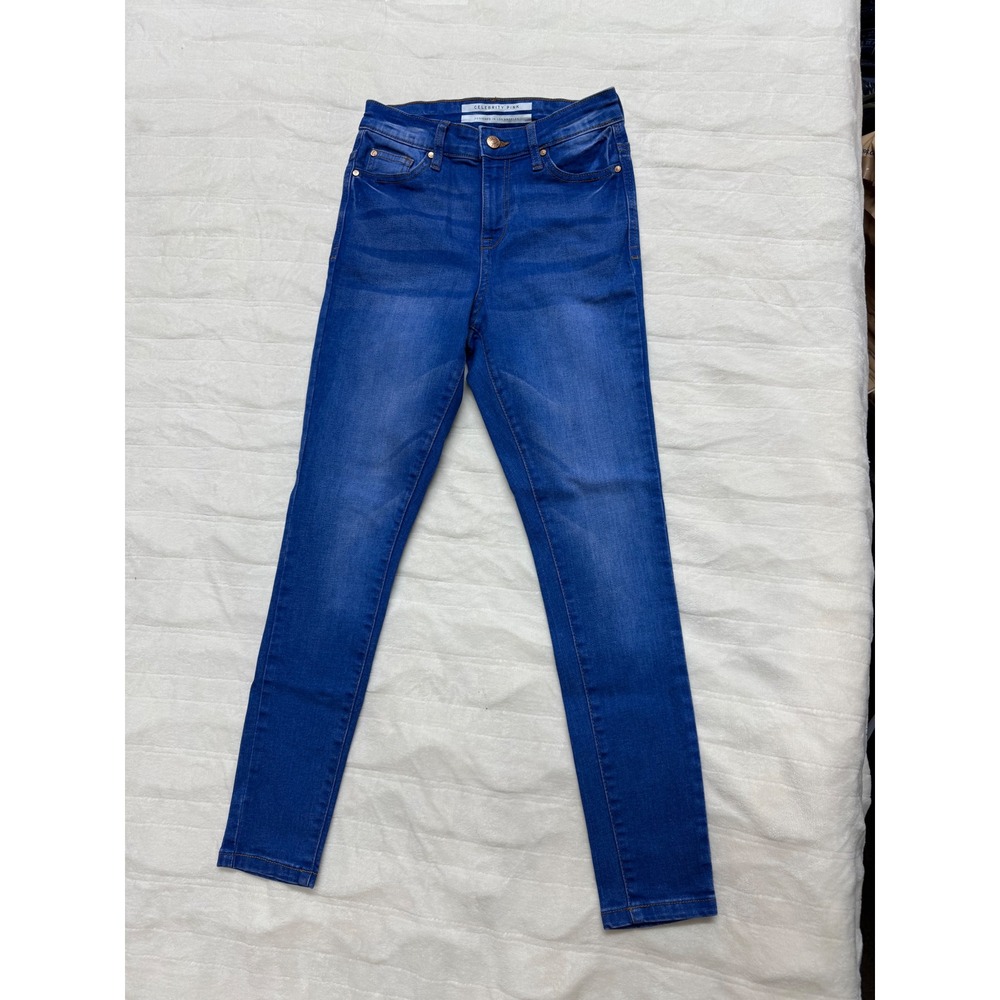 Celebrity Pink High Rise Ankle Skinny Jeans Dark Wash Women Size 1/25 - Picture 1 of 9